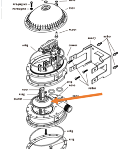 Rubber diaphragm DIAF01 for Dosatak